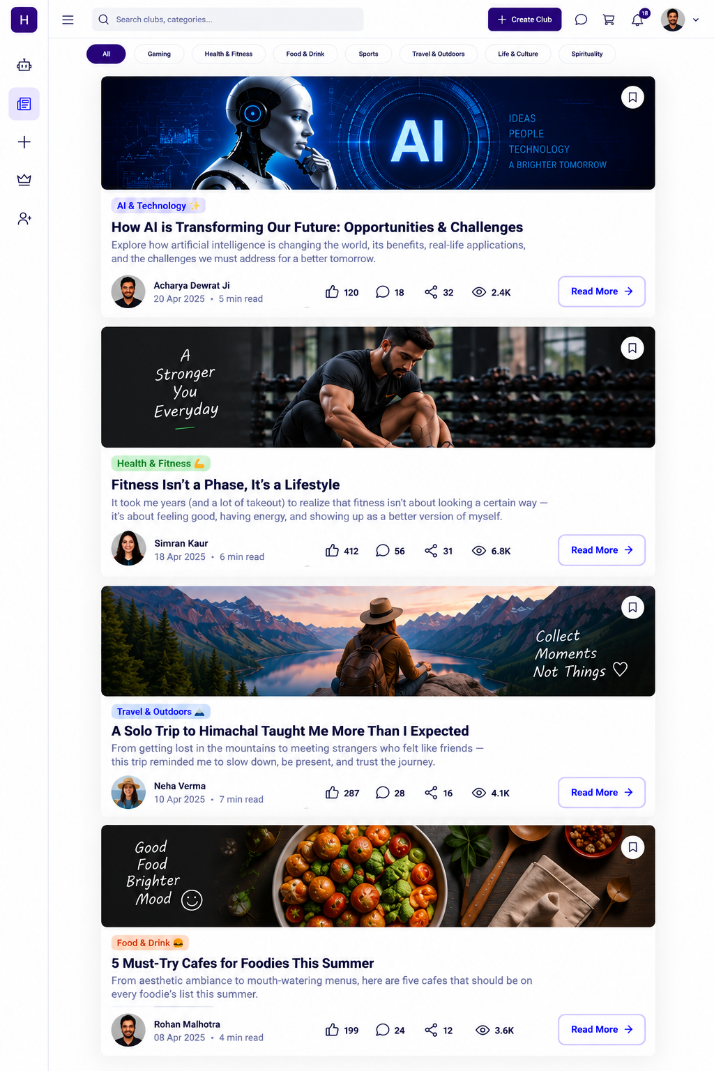 Feeds Screenshot